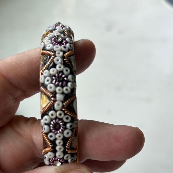 Vintage copper bangle set - Picture 14 of 16